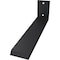 Ekena Millwork Hidden Support Steel Heavy Duty Bracket w/ Back Plate, Powder Coated Black 2 1/2"W x 12"D x 4"H BKTM02X12X04HBPBL - alternate 8